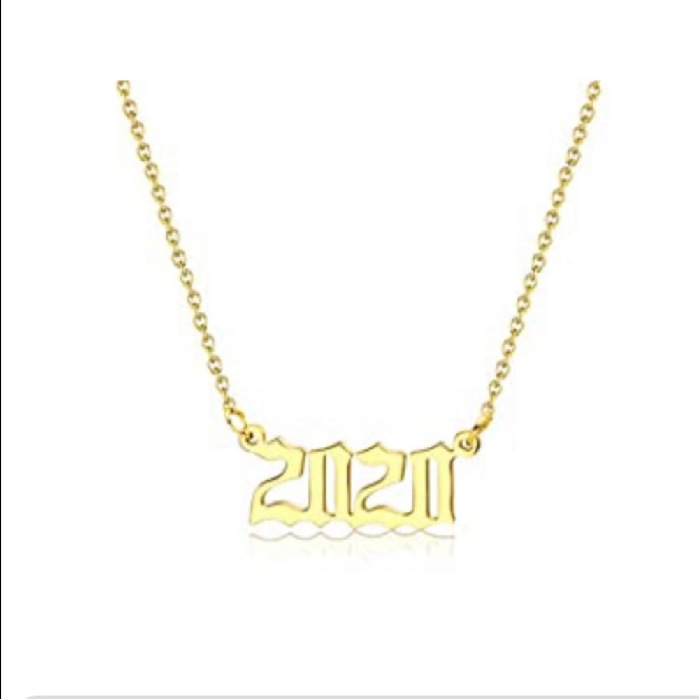 2020 Year Necklace For Women